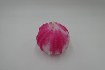 Wollknäuel weiss-pink