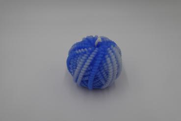 Wollknäuel blau-weiss