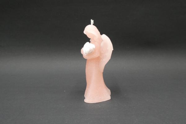 Engel transparent-rosa/ weiss