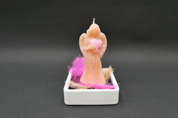 Engel transparent-rosa/ rosa